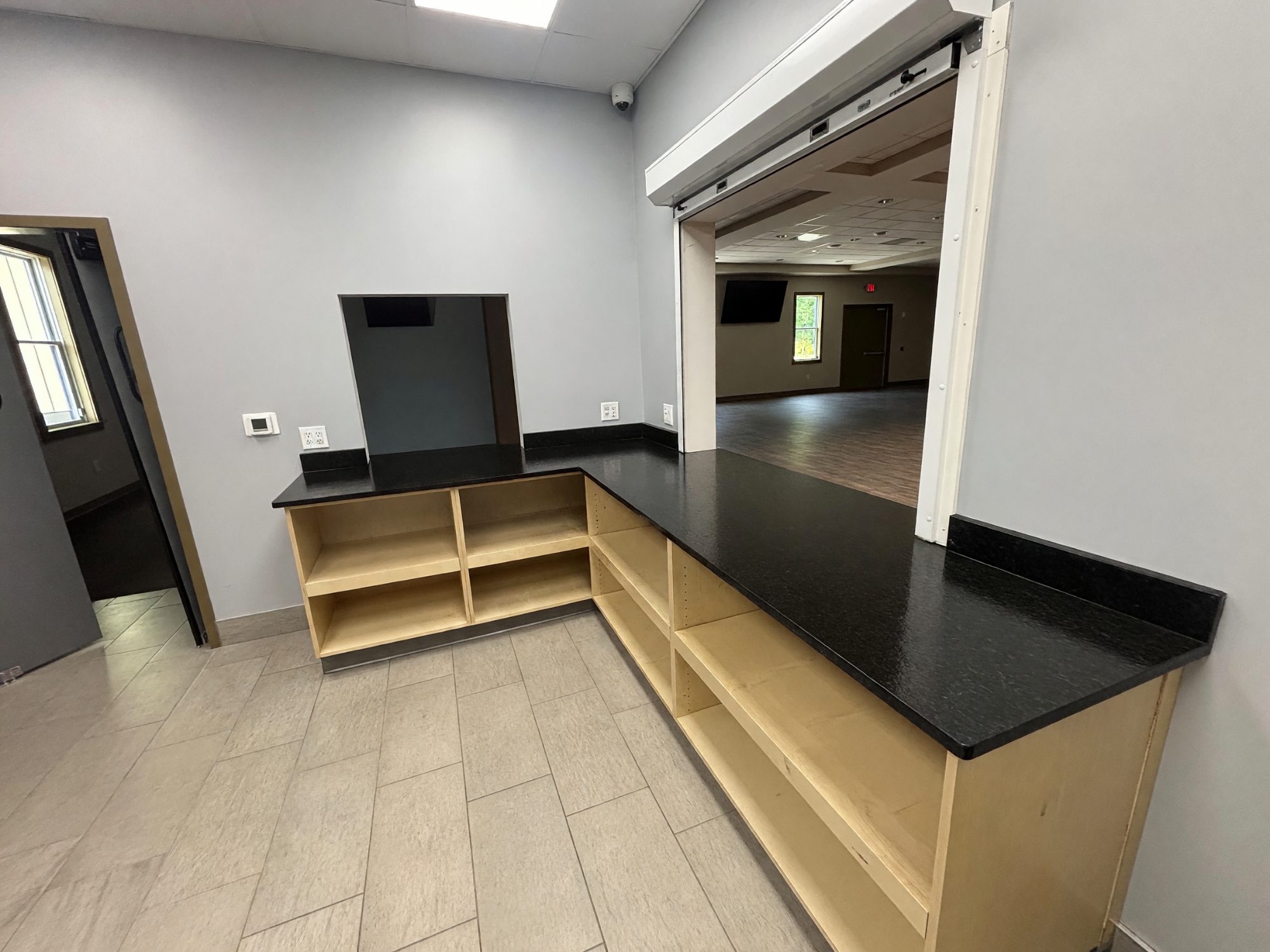 Black Pearl granite counter at American Legion Post 193 in Chapin