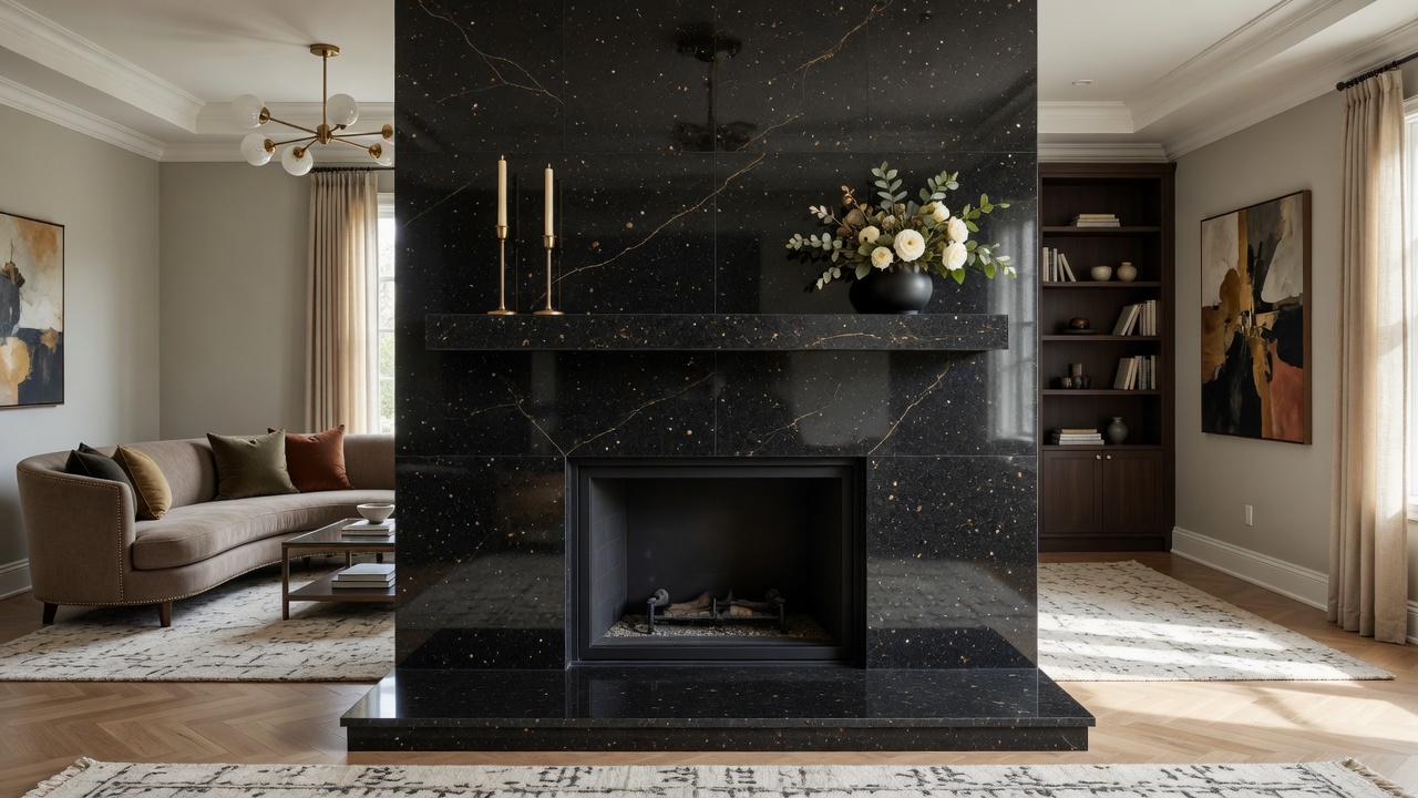 Granite fireplace surrounds example